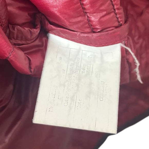 Patagonia Ultralight Fiona Parka Women’s Medium Maroon Hooded Lightweight Warm - Picture 9 of 11